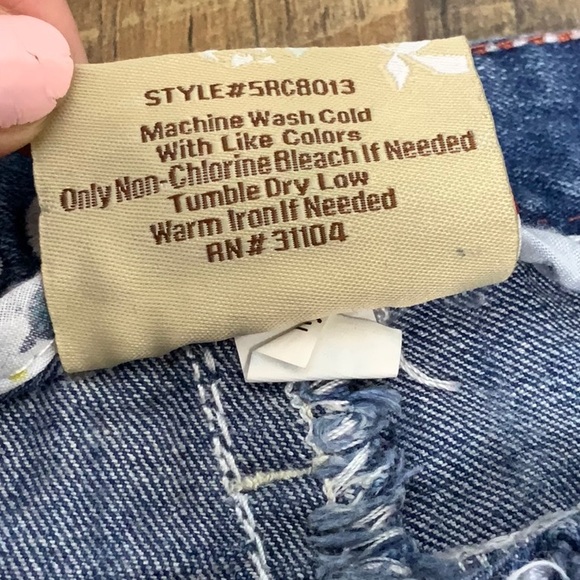 Red Camel distressed ripped jeans size 7 - Picture 6 of 6